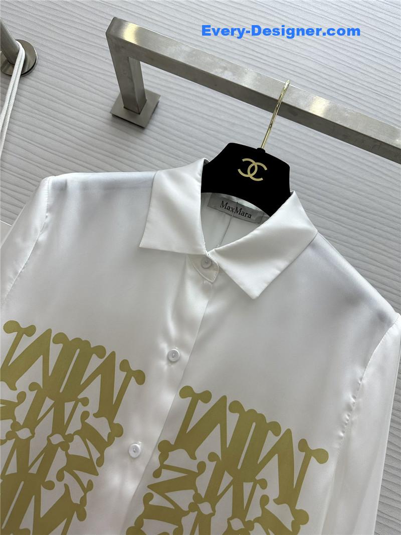 Vanitoo M letter print shirt replica d&g clothing