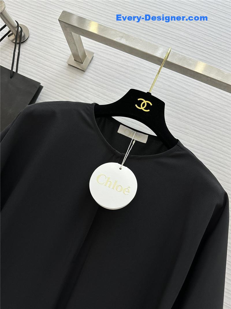 Chloé french cape dress replica designer clothes