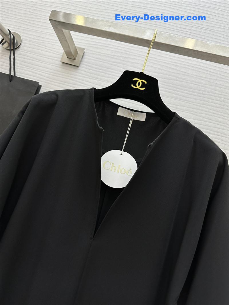 Chloé french cape dress replica designer clothes