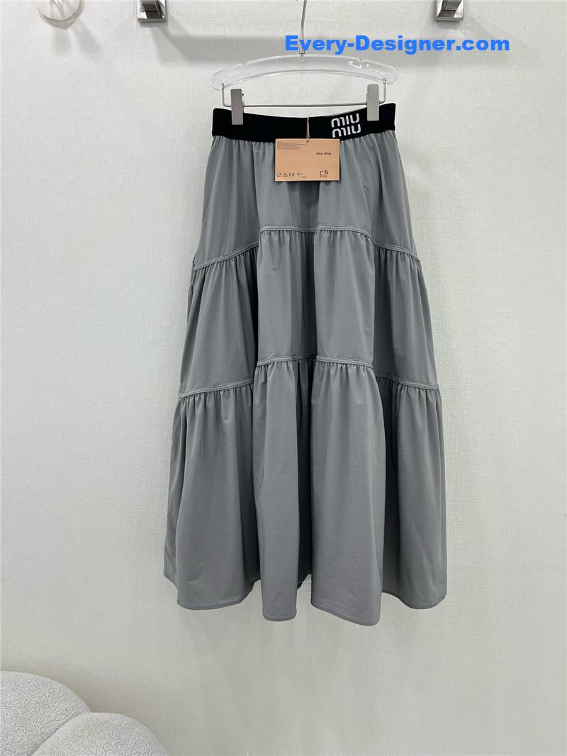 M1um1u sun protection fabric skirt replica d&g clothing