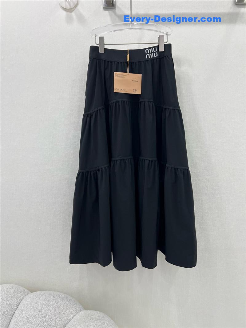 M1um1u sun protection fabric skirt replica d&g clothing