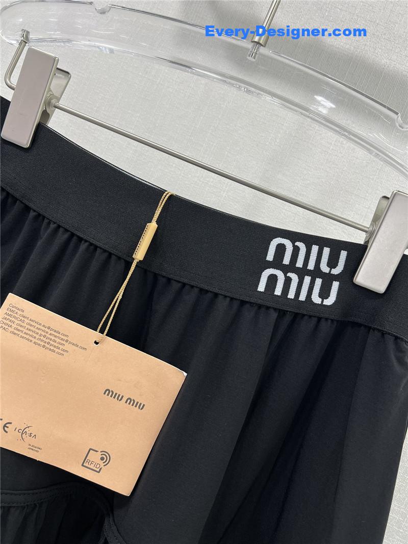 M1um1u sun protection fabric skirt replica d&g clothing
