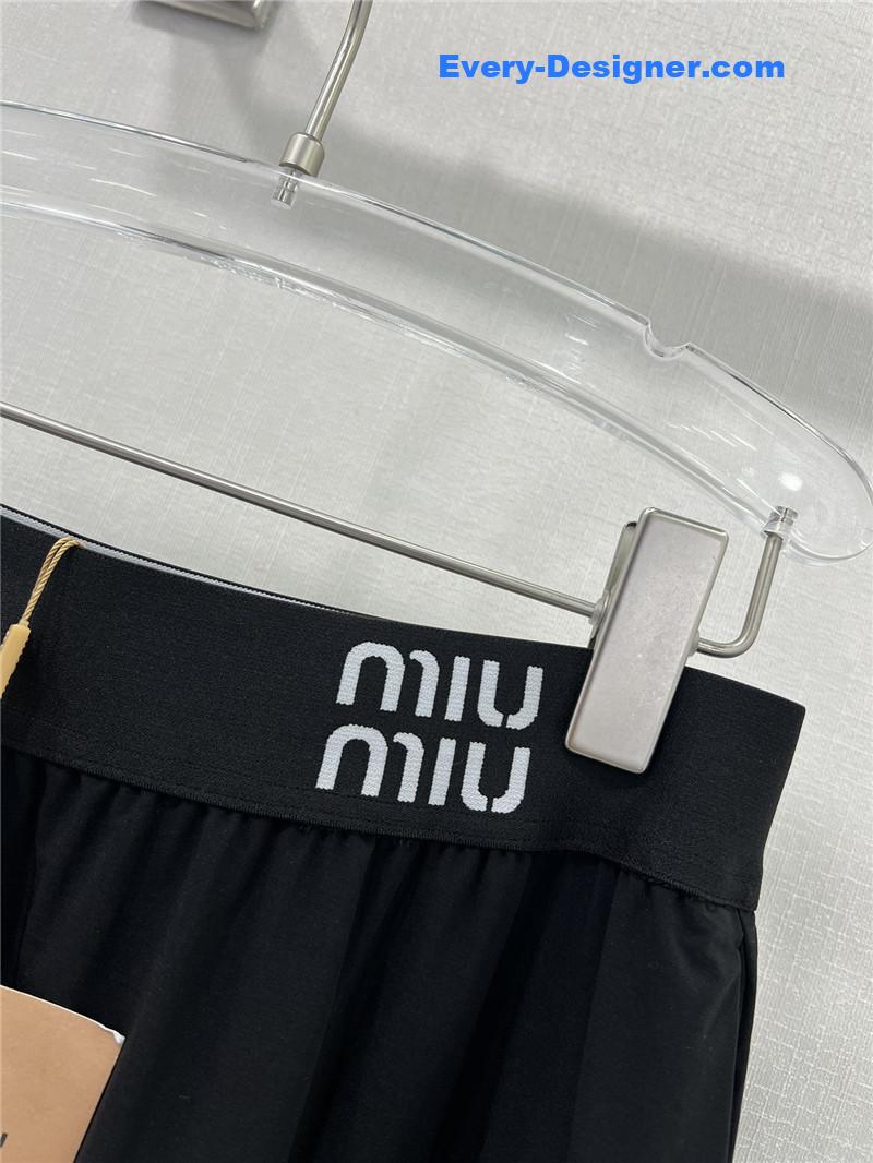M1um1u sun protection fabric skirt replica d&g clothing