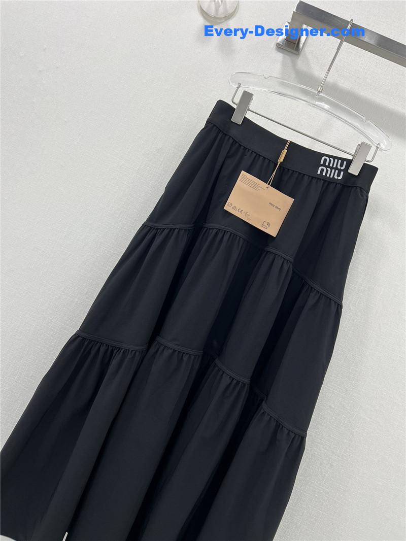 M1um1u sun protection fabric skirt replica d&g clothing