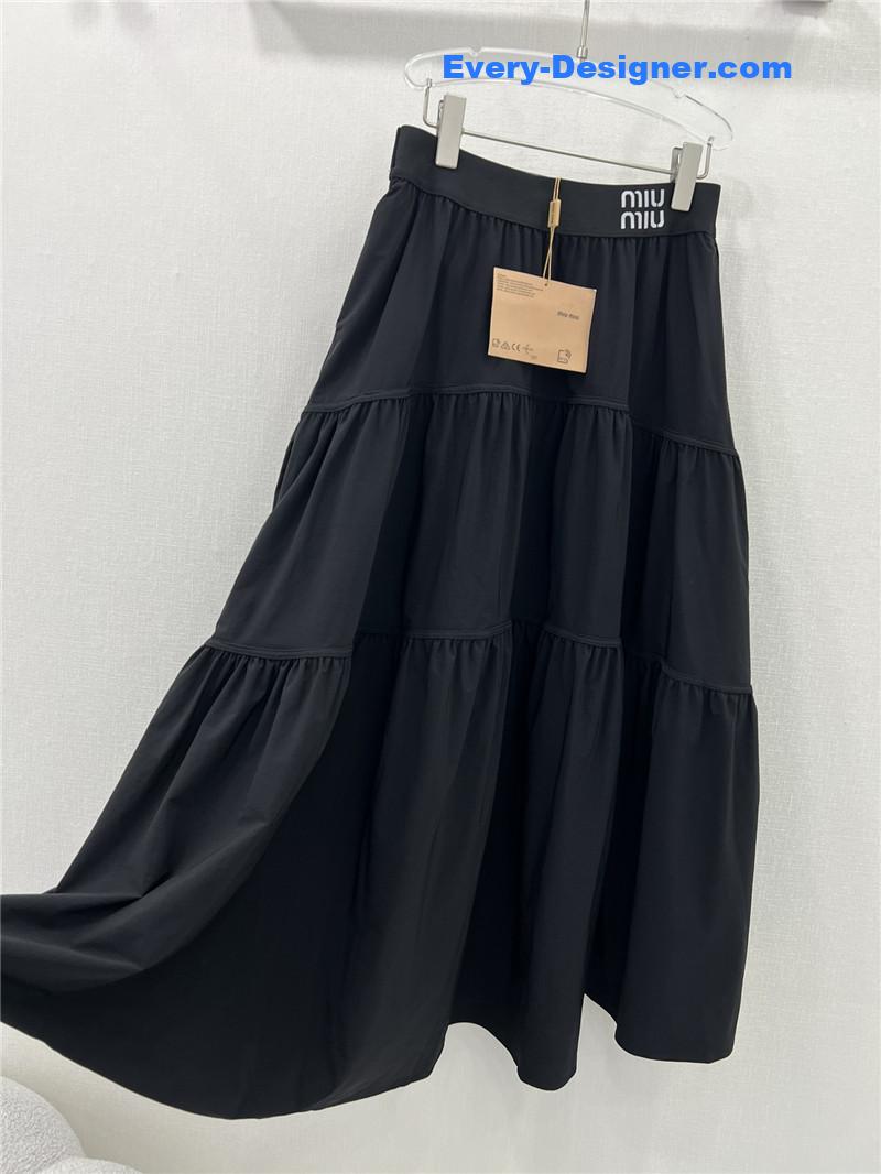 M1um1u sun protection fabric skirt replica d&g clothing