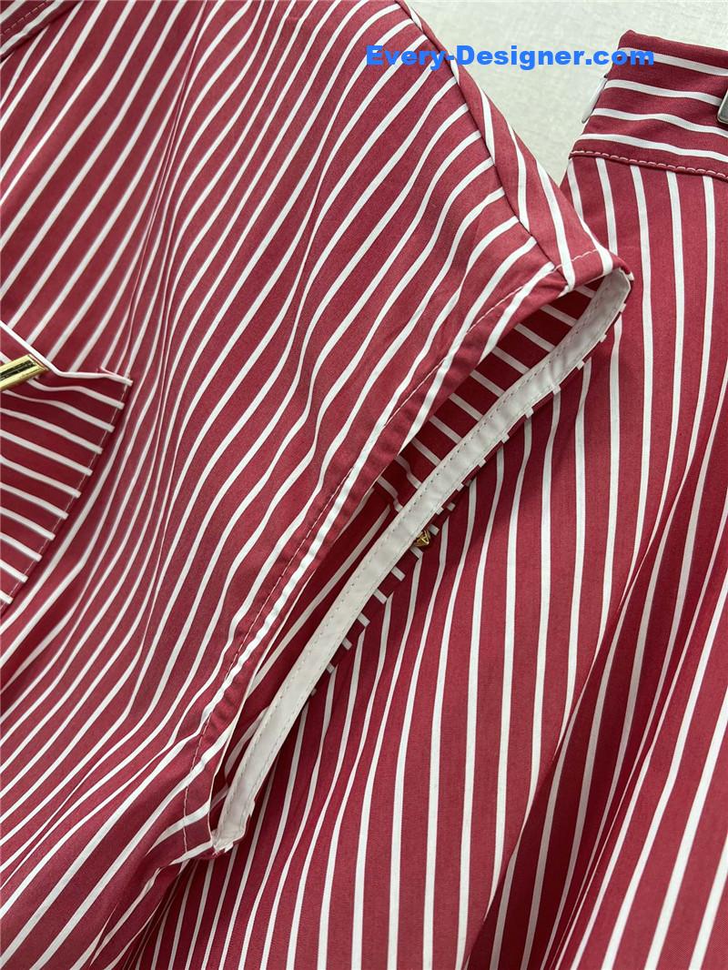 Va1e*ntin0 striped dress replica designer clothing websites