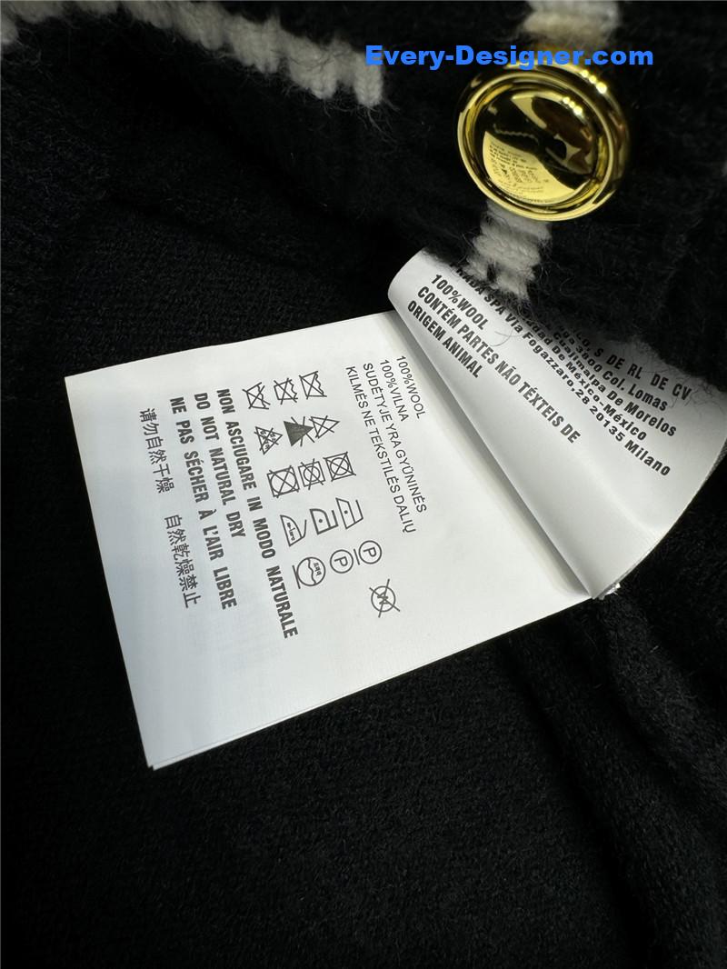 M1um1u gold button long-sleeved cardigan replica clothing sites