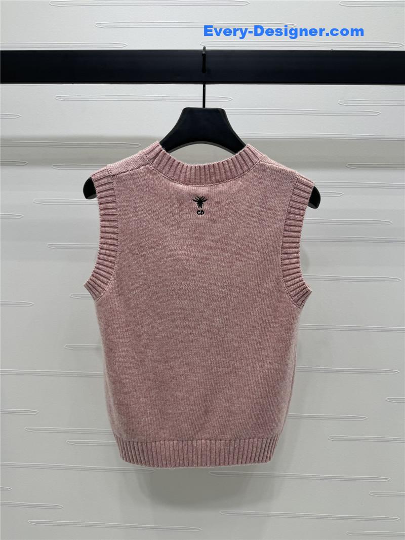 D10r lucky star knitted vest replicas clothes