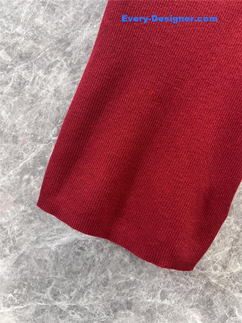 Y51 letter brooch knitted vest replicas clothes