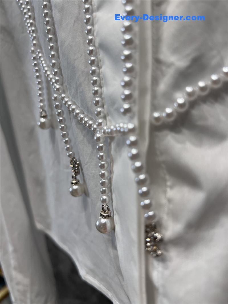 Ch**el lapel long-sleeved shirt replicas clothes