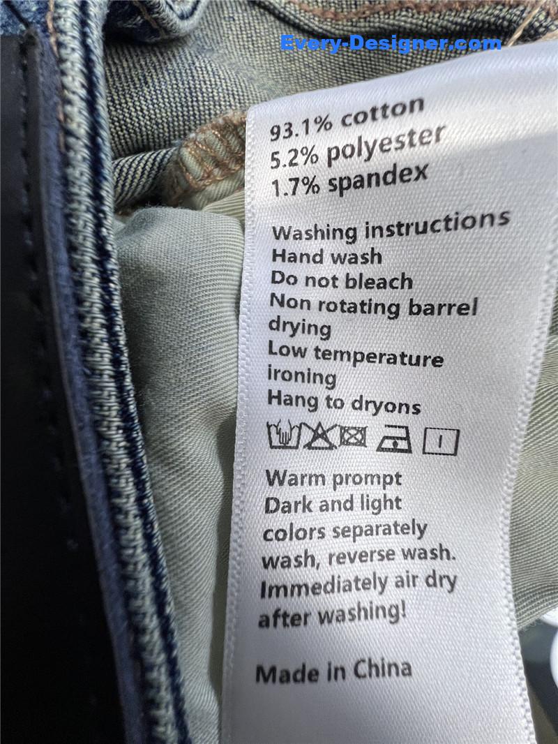 M1um1u flared rhinestone jeans replica clothing sites