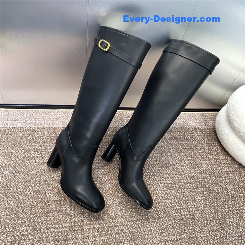D10r empreinte black calfskin boots