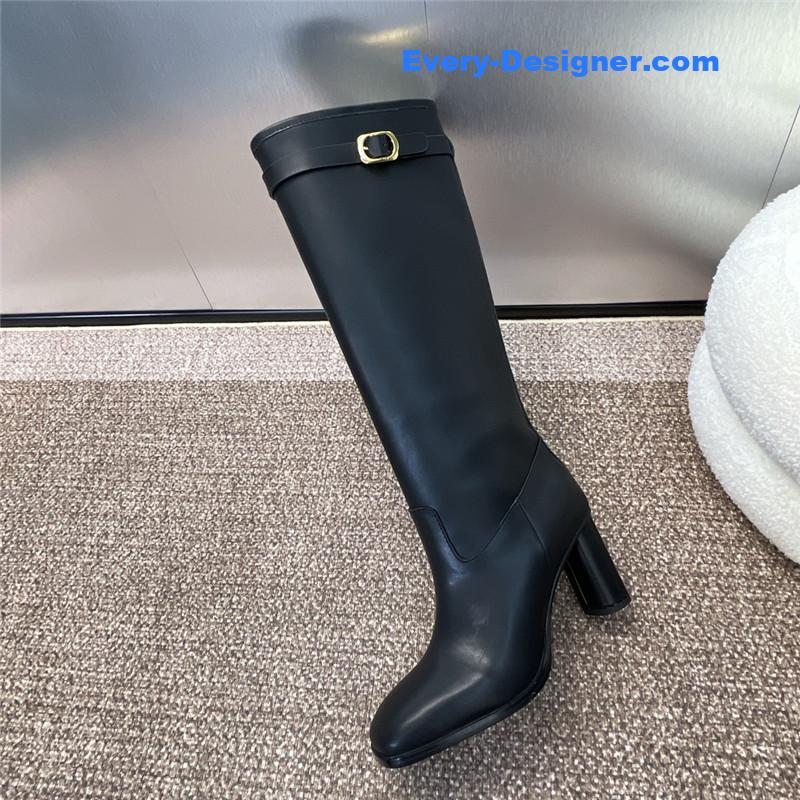 D10r empreinte black calfskin boots