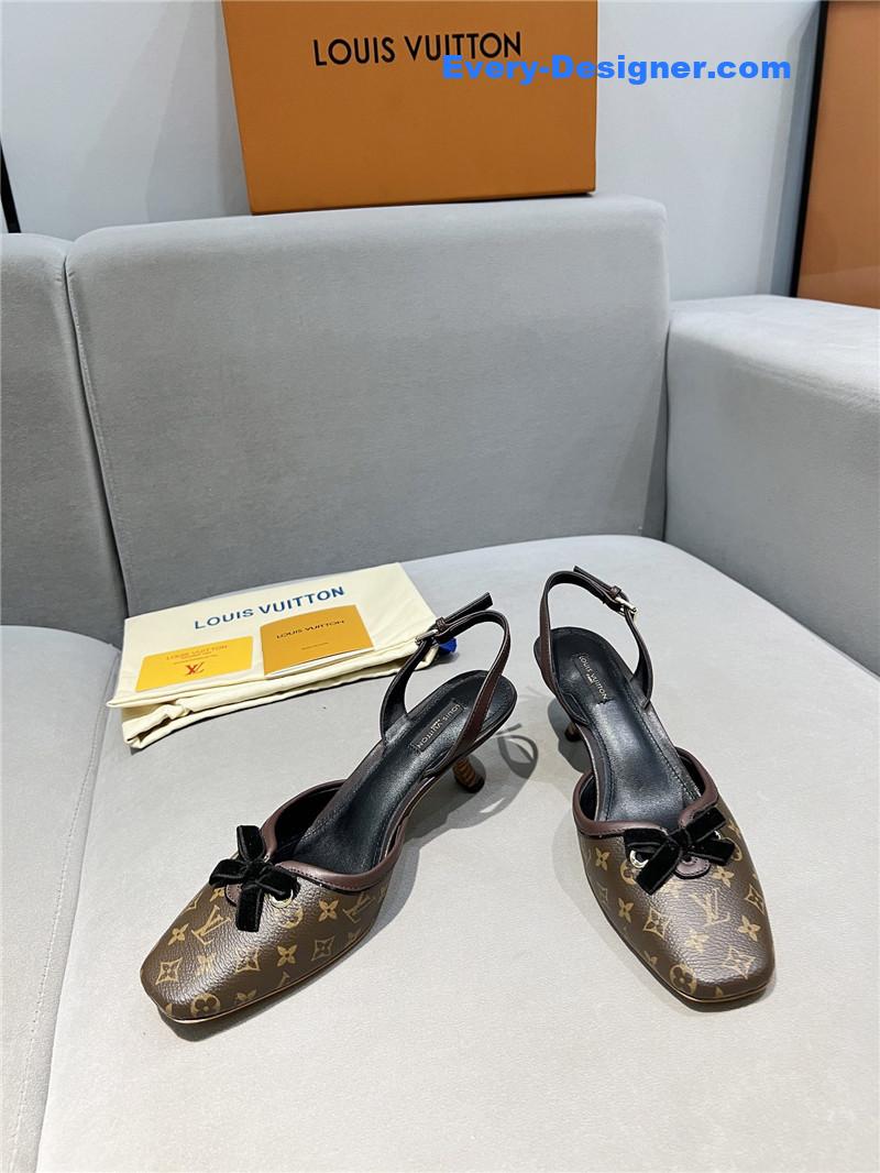 l0vis Vvtt0n neo slingbacks monogram calfskin pumps