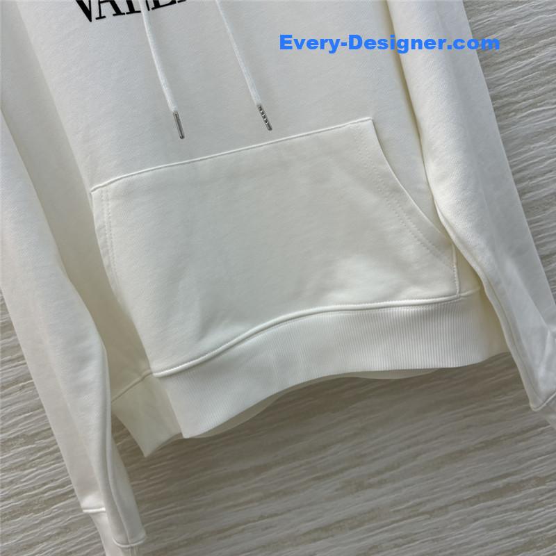 Va1e*ntin0 garavani white butterfly patches hoodie