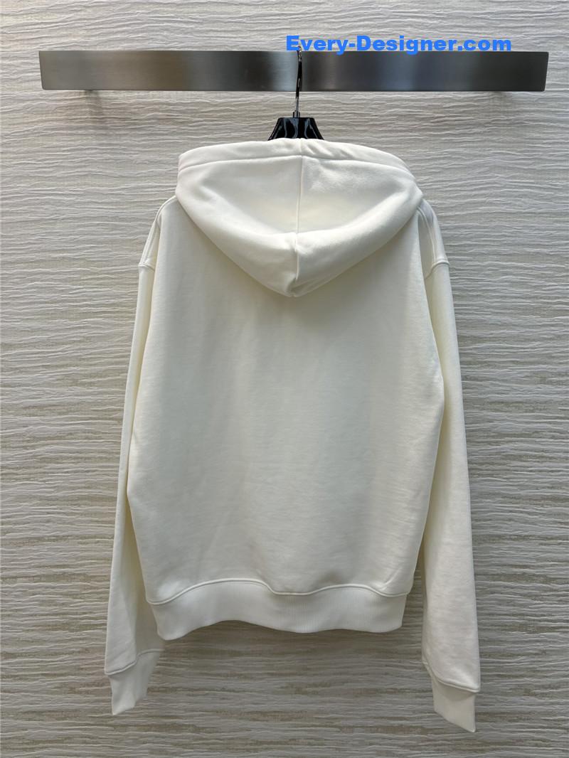 Va1e*ntin0 garavani white butterfly patches hoodie