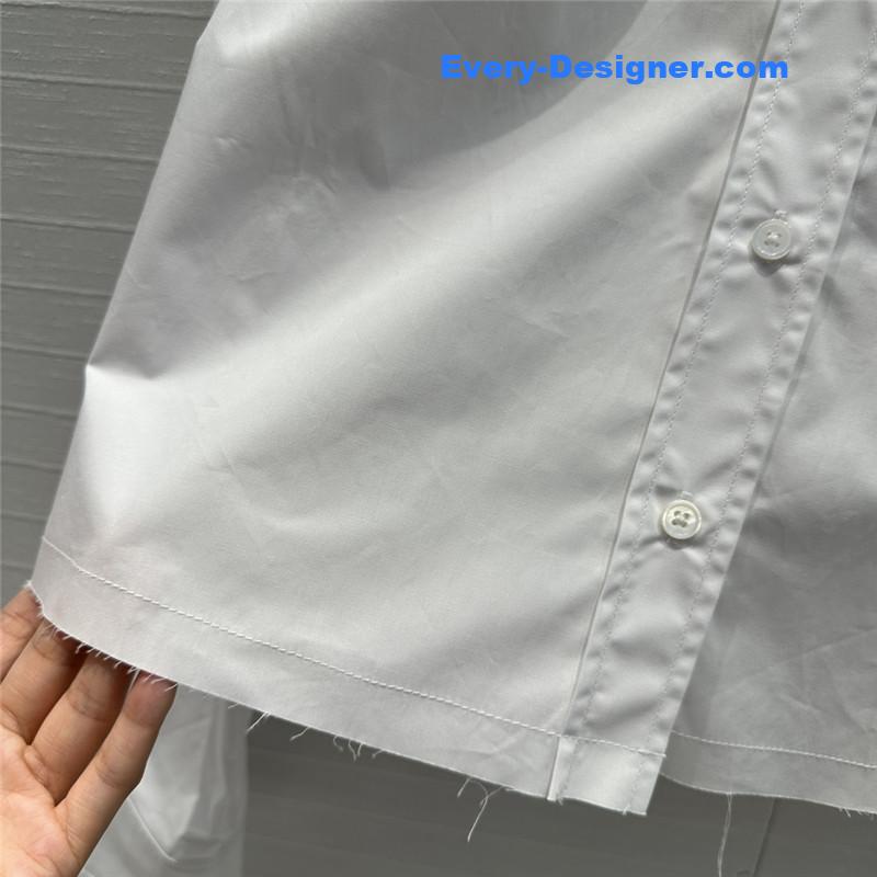 L0ew* hollow embroidery short shirt replica clothing sites