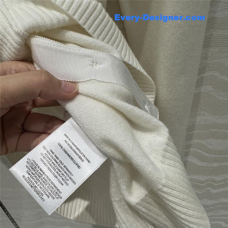 M1um1u letter cashmere lapel cardigan small coat replicas clothes