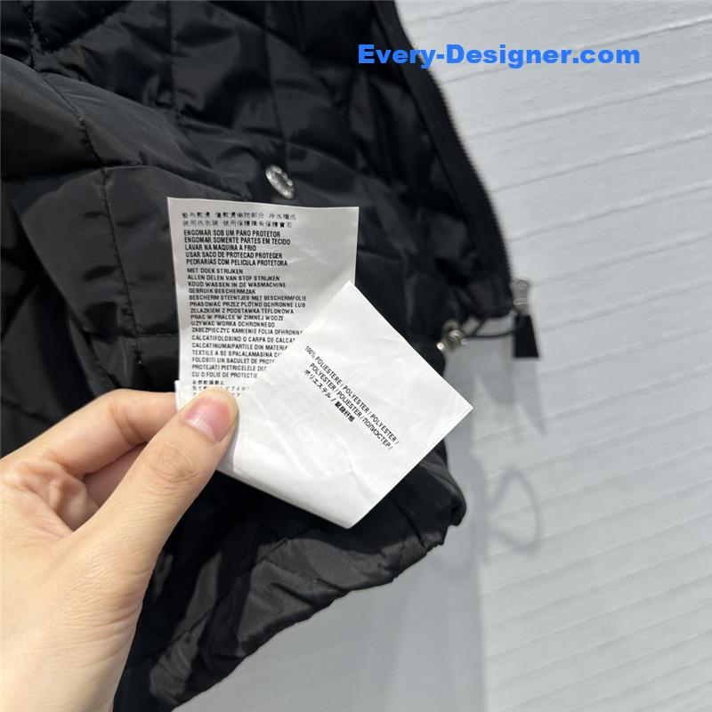 Pra*a quilted vest jacket replica clothes