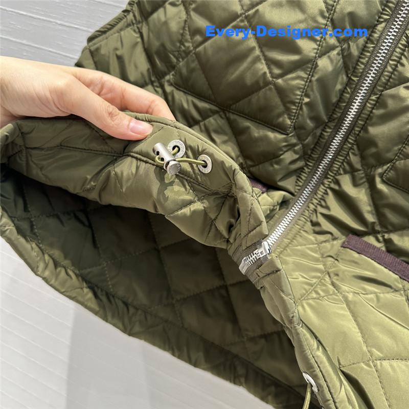 Pra*a quilted vest jacket replica clothes
