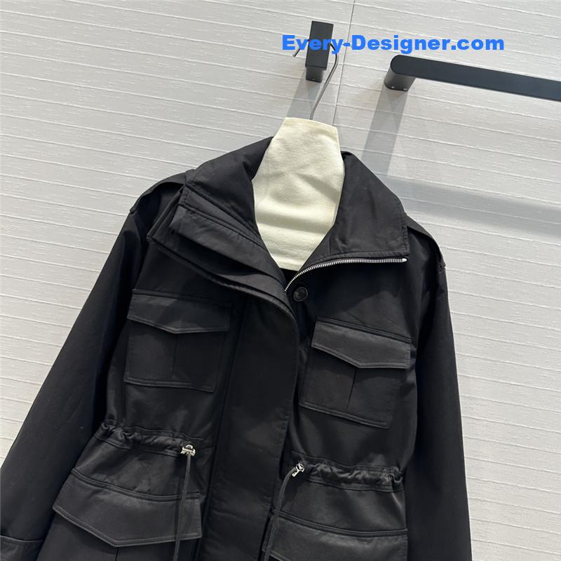 L0ew* stand collar mid-length casual jacket replica d&g clothing