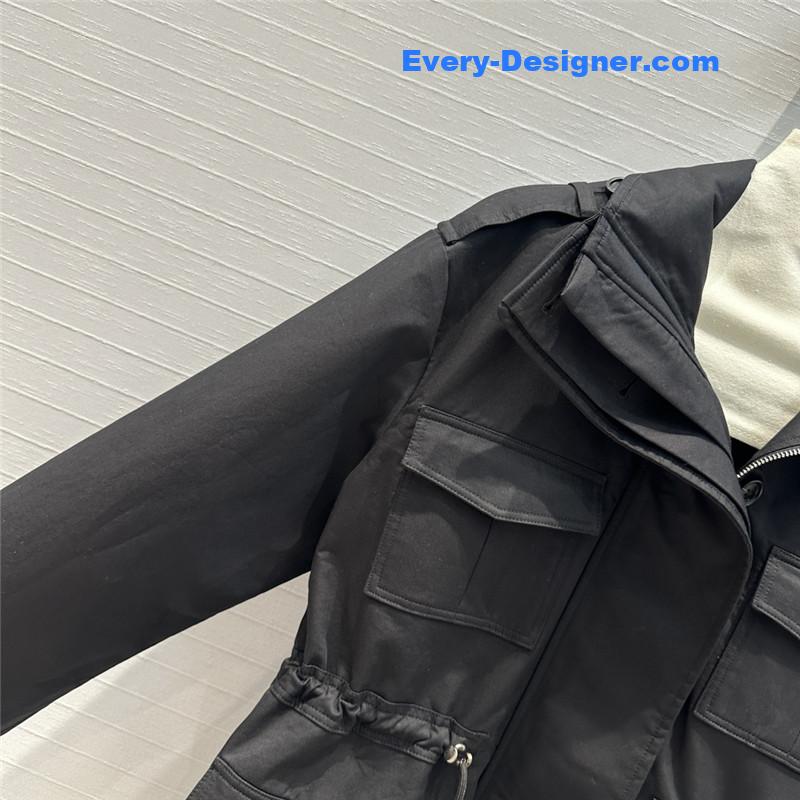 L0ew* stand collar mid-length casual jacket replica d&g clothing