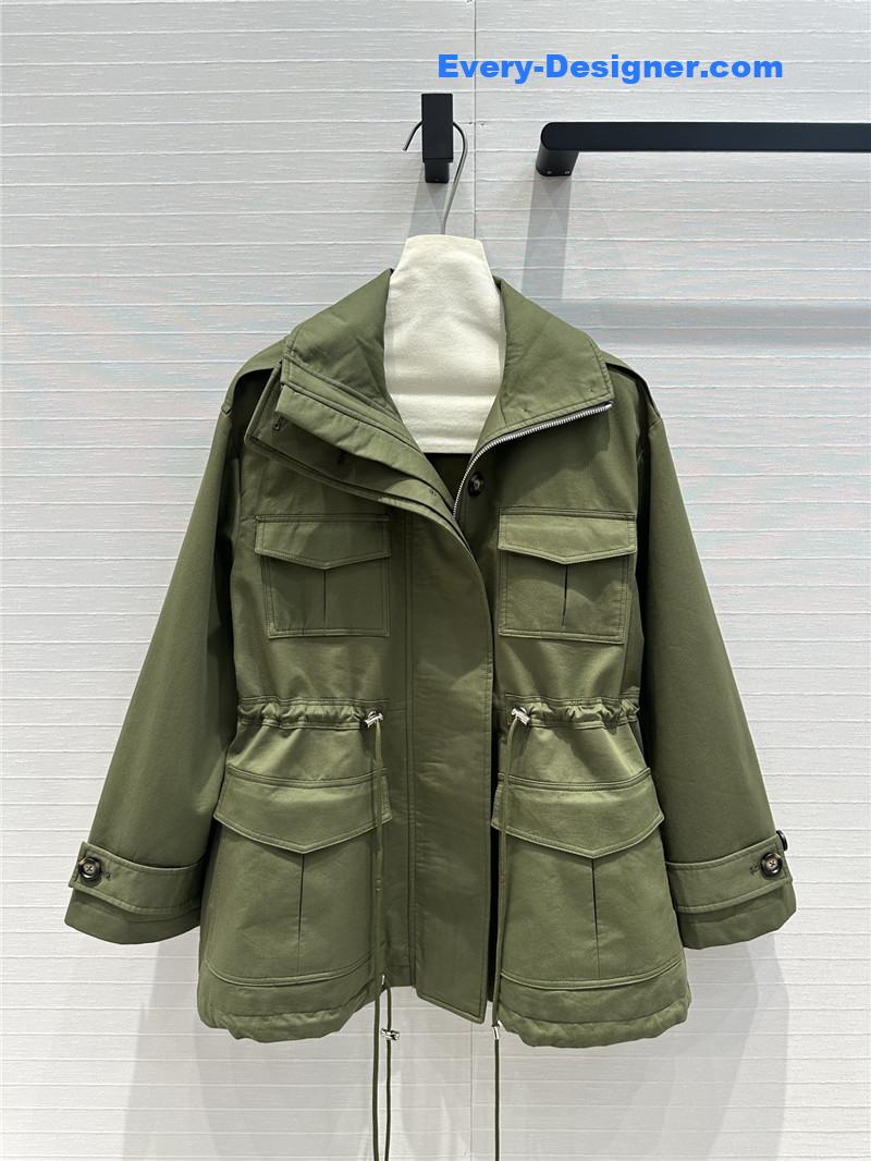 L0ew* stand collar mid-length casual jacket replica d&g clothing