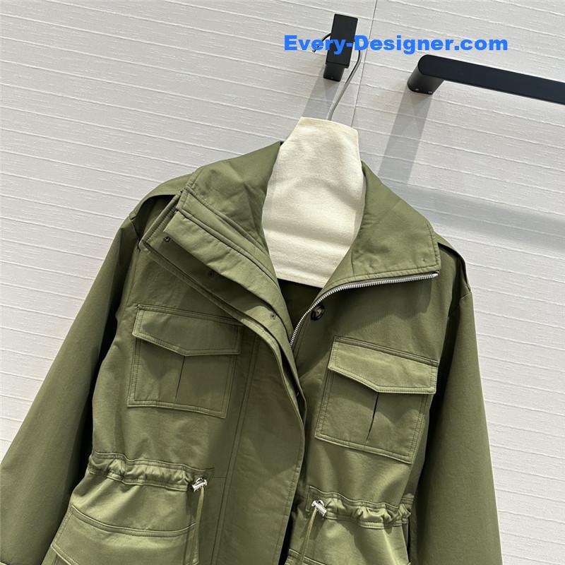 L0ew* stand collar mid-length casual jacket replica d&g clothing