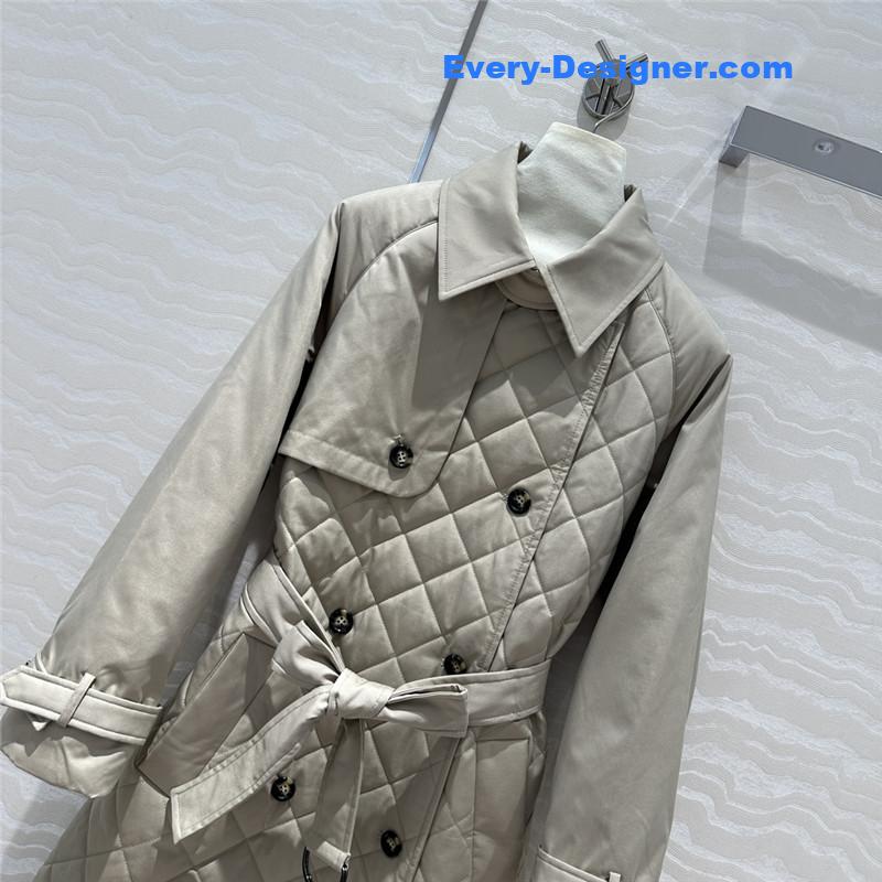 BC long quilted trench coat replica d&g clothing
