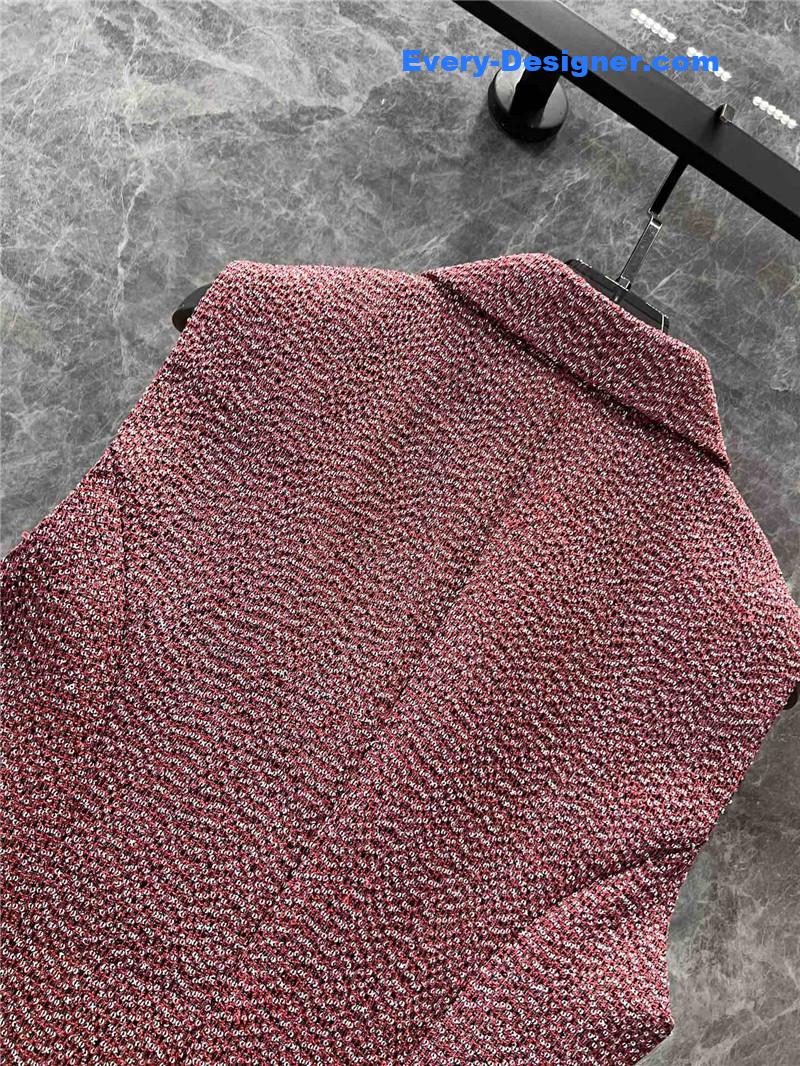 Ch**el silk lining vest jacket replica clothing