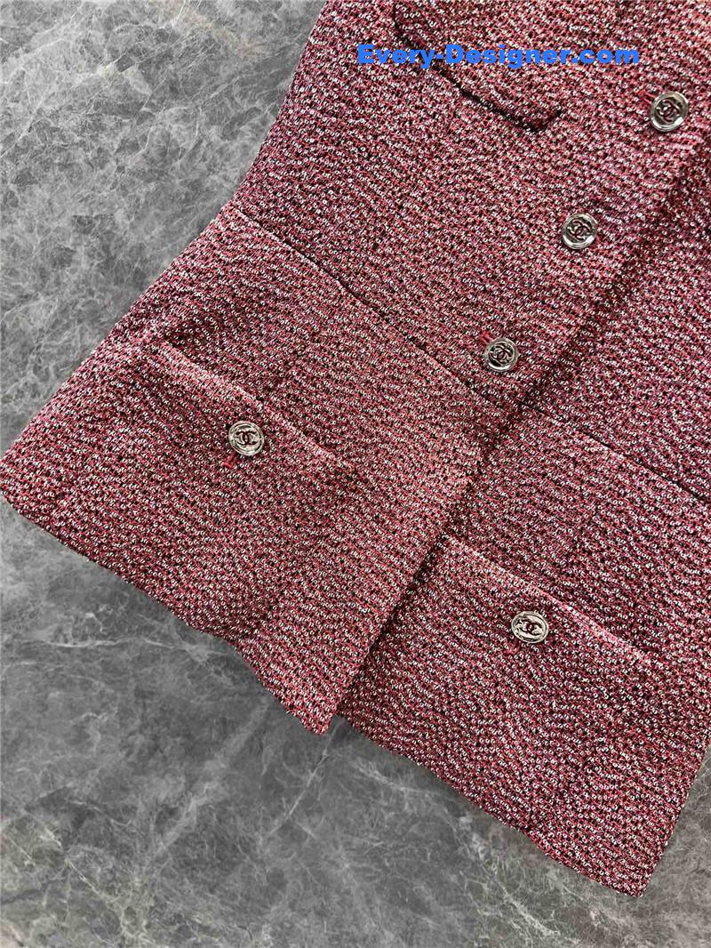 Ch**el silk lining vest jacket replica clothing