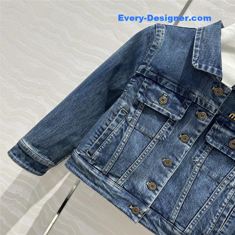 M1um1u lapel jacket replica d&g clothing