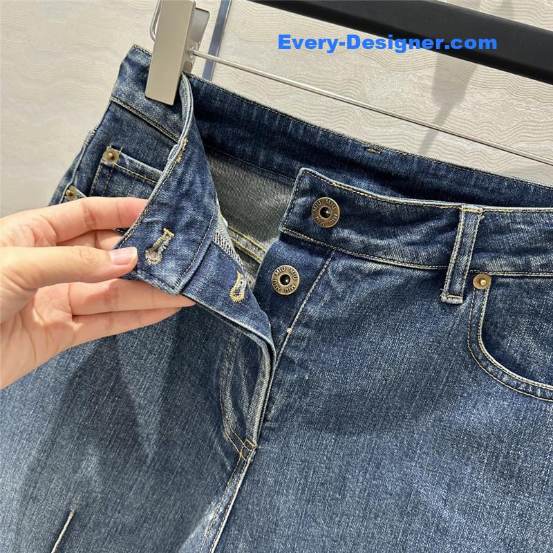 M1um1u low waist jeans cheap replica designer clothes