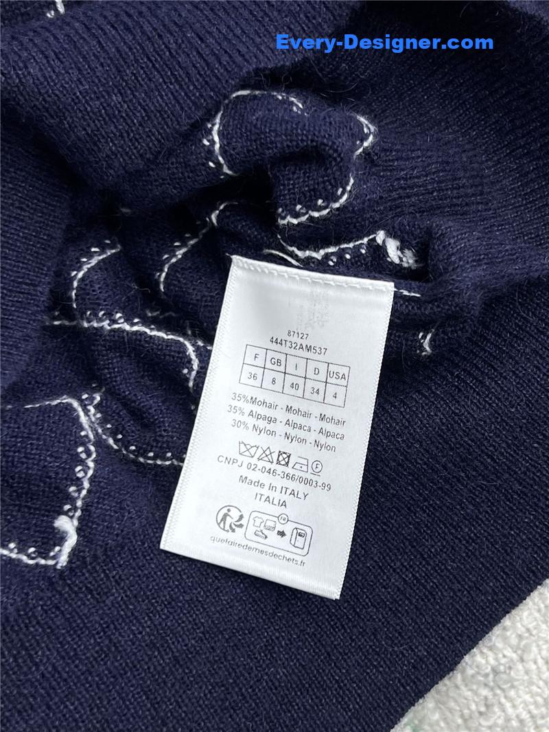 d10r bow D1am0nd sweater replicas clothes