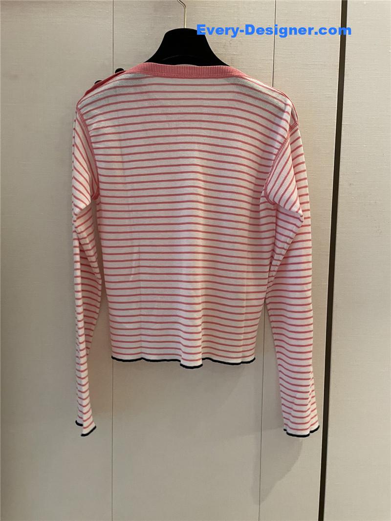 D10r striped linen sweater replica clothing sites