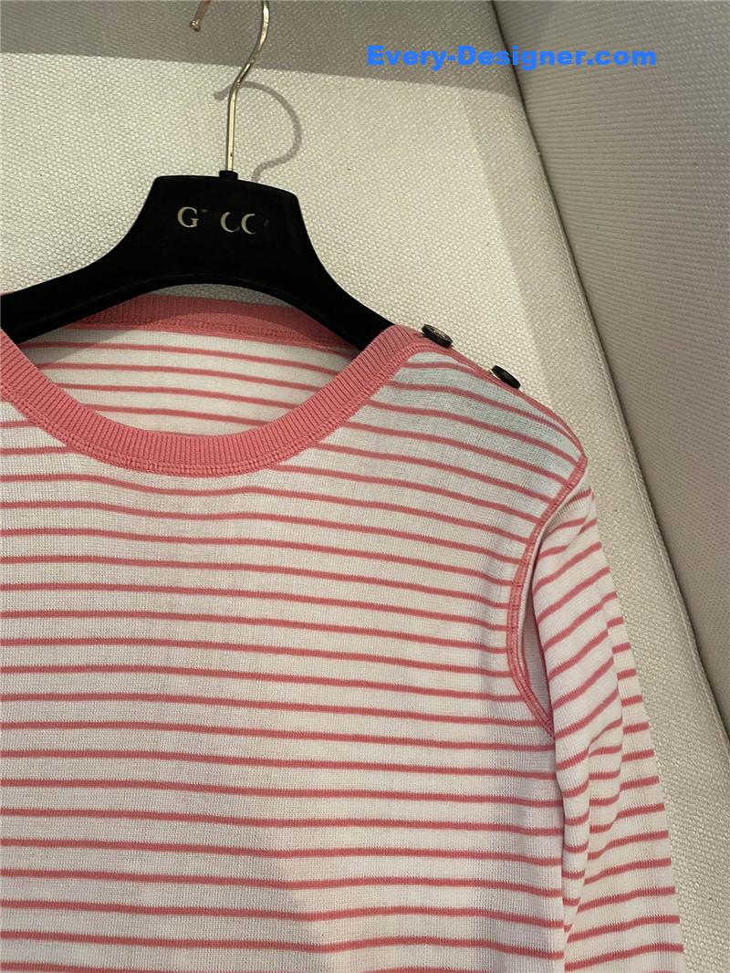 D10r striped linen sweater replica clothing sites