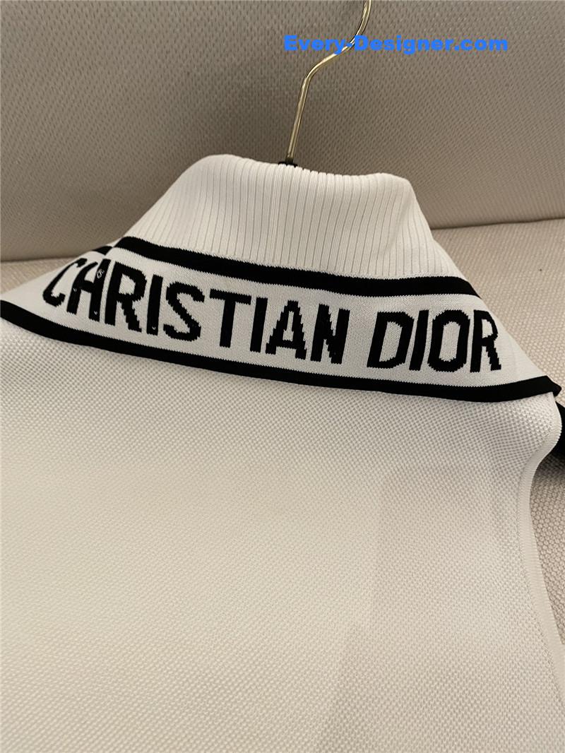 D10r navy collar knitted dress cheap replica designer clothes