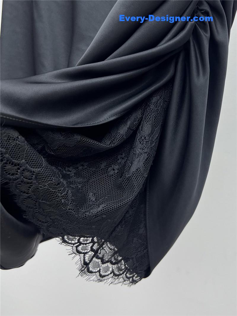 Y51 lace tube top dress replicas clothes