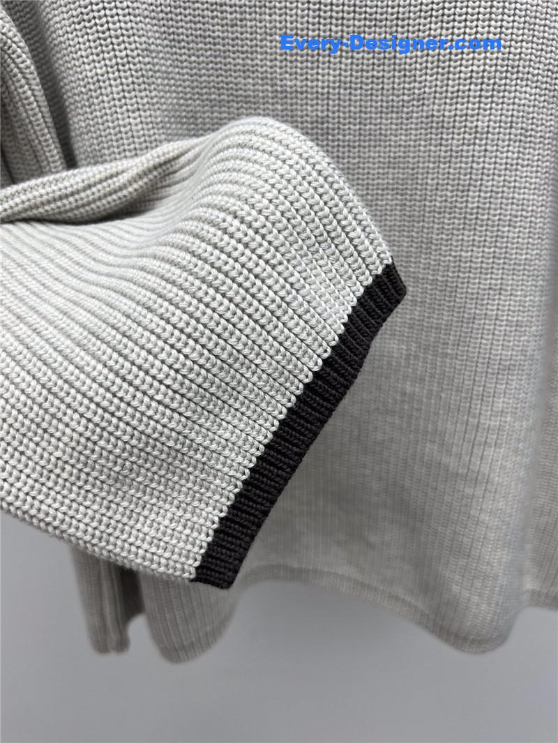 BC large V-neck sweater replica d&g clothing