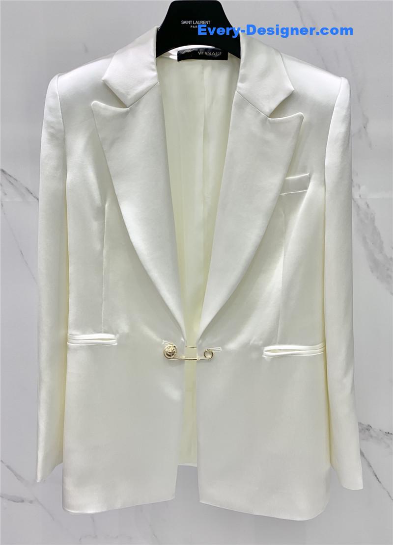 Versace acetate satin suit jacket replica designer clothes
