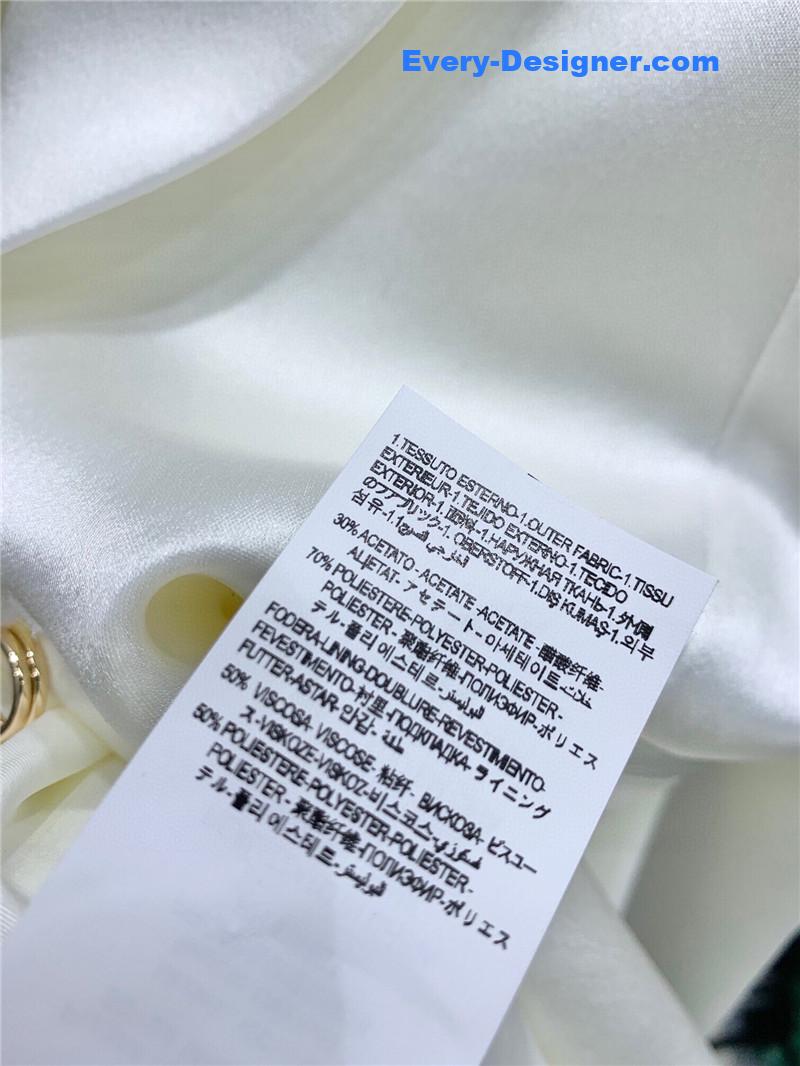 Versace acetate satin suit jacket replica designer clothes