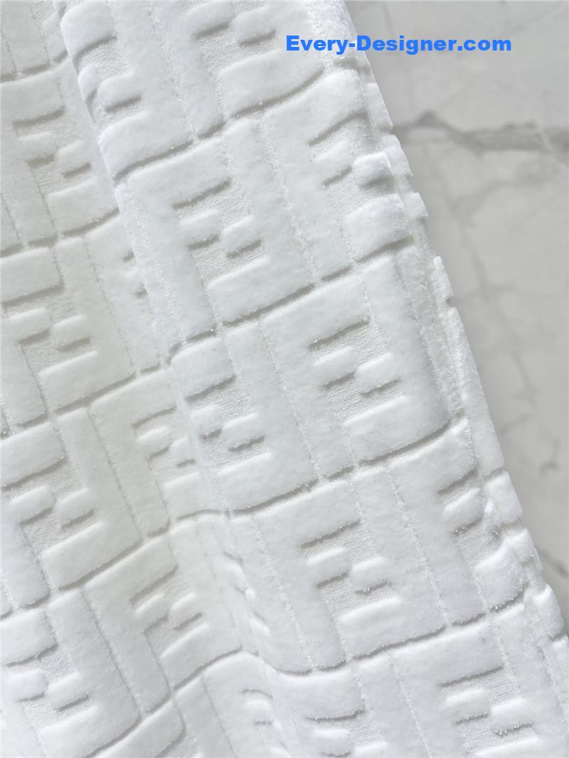 F**di slim letter jacquard casual pants replica clothing sites