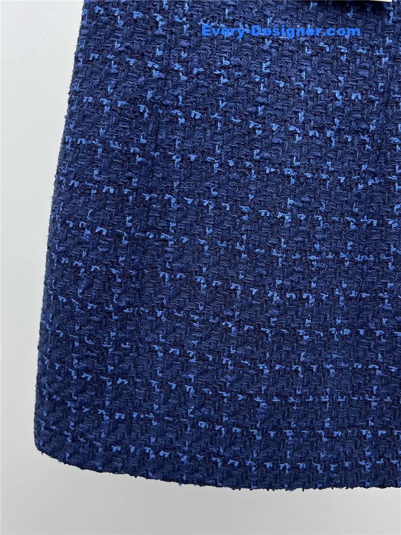 Ch**el tweed suspender dress replica clothes