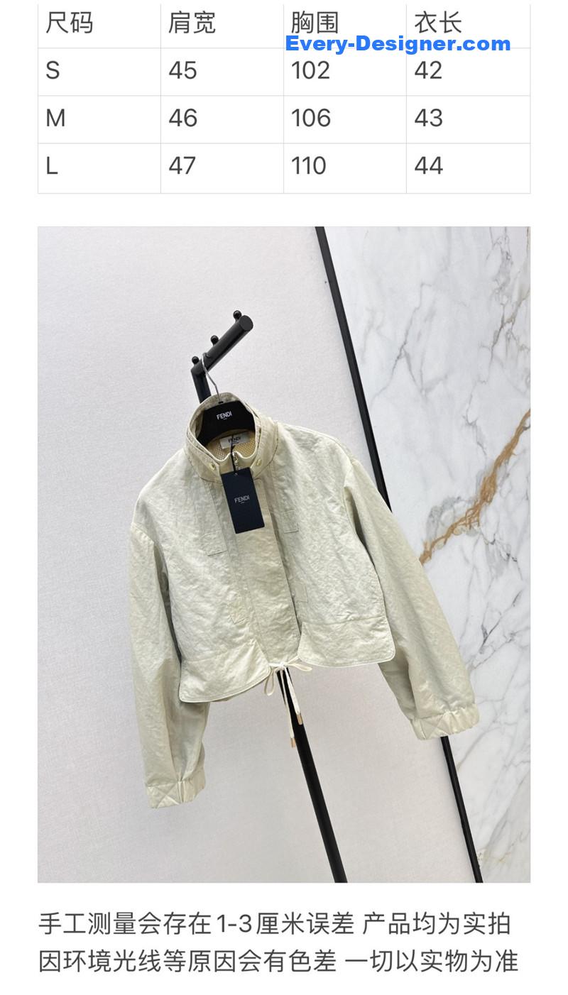 F**di new stand collar trench coat replica clothing sites