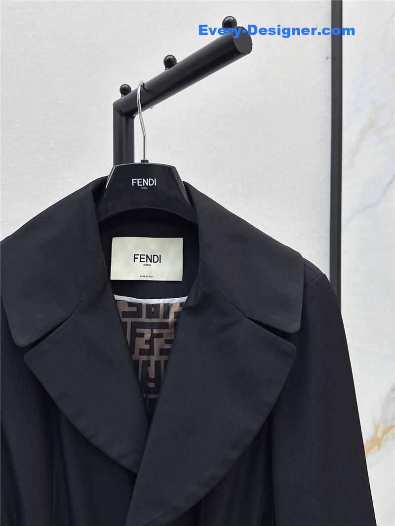 F**di long trench coat replica d&g clothing