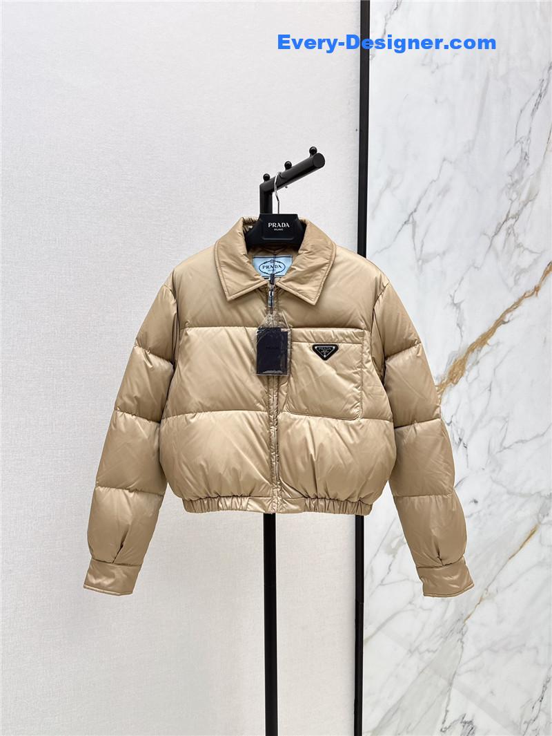 Pra*a bread short down jacket replica clothing sites