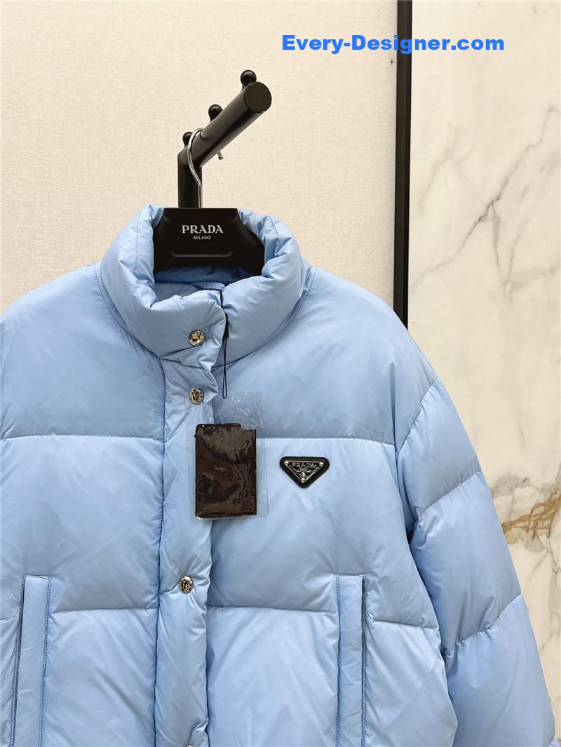 Pra*a bread short down jacket replica clothing sites