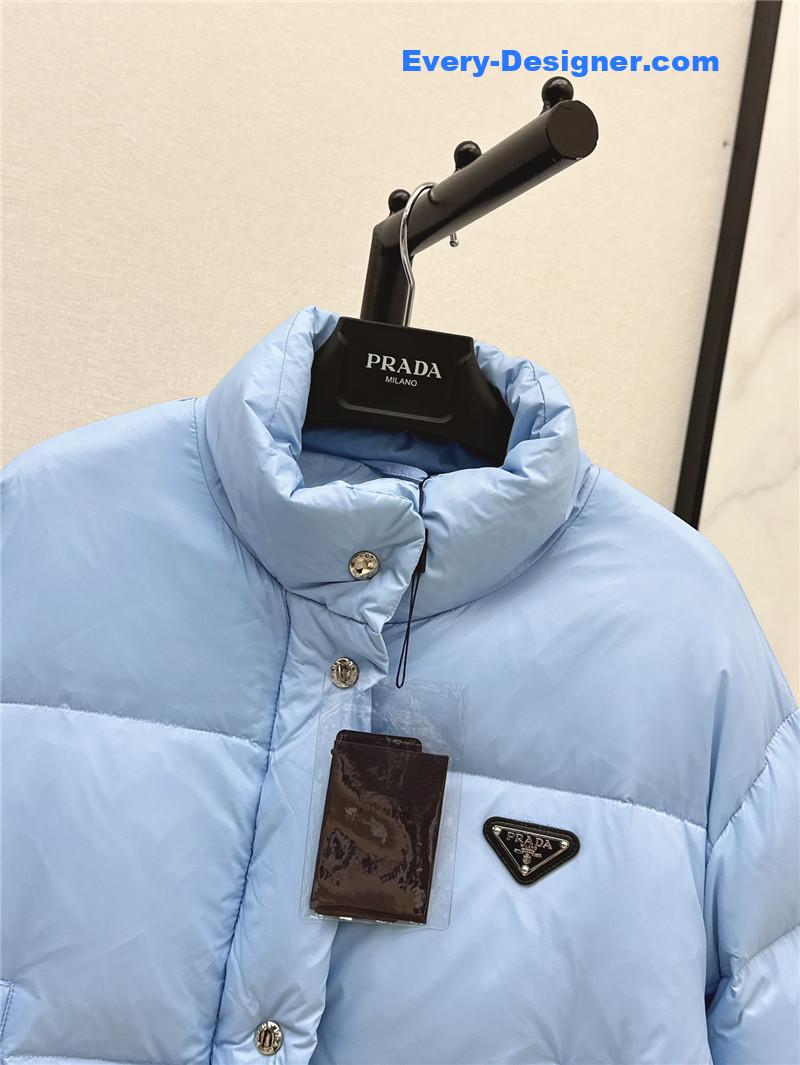 Pra*a bread short down jacket replica clothing sites