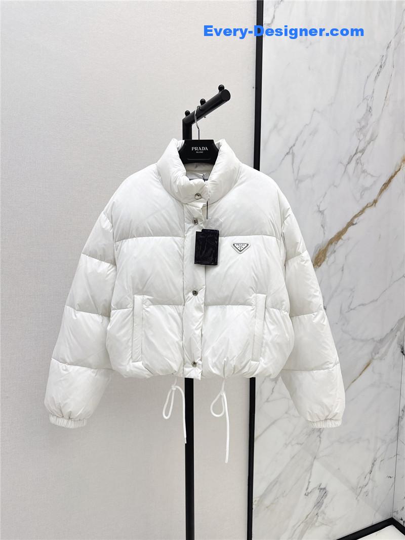 Pra*a bread short down jacket replica clothing sites