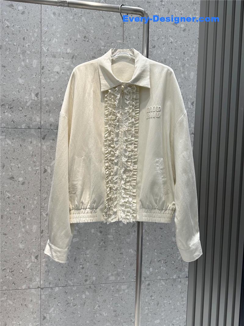 M1um1u loose-fitting jacket replica clothing sites